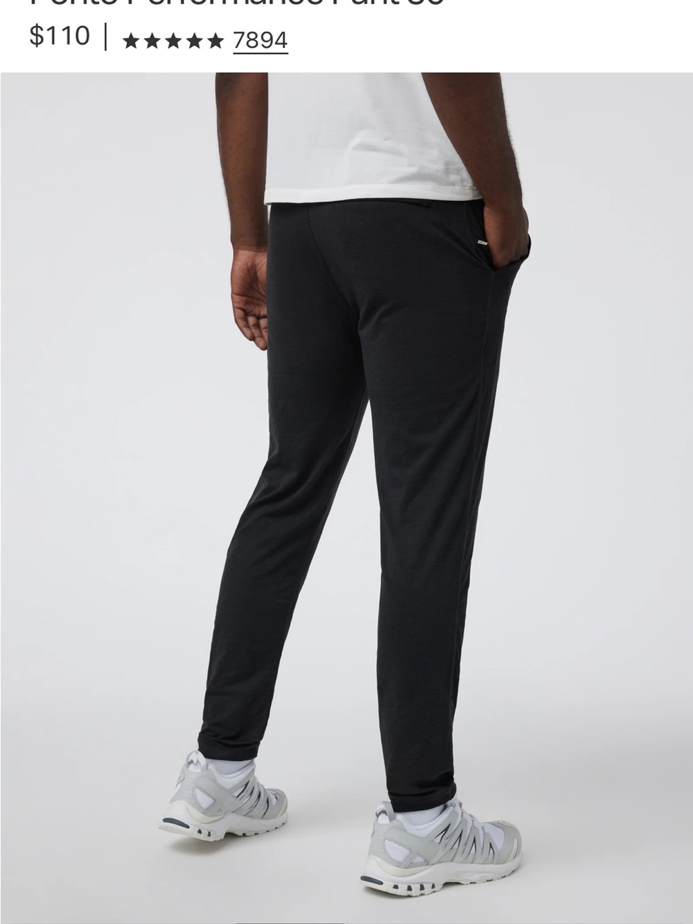3 pairs! Vuori Black Performance Joggers Pronto men's size large